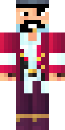 Пират-капитан с трубкой Скин Майнкрафт: Пират-капитан с трубкой