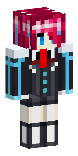 Rias Gremory from High School DxD, anime girl, long vibrant crimson red hair, single… Скин Майнкрафт: Rias Gremory from High School DxD, anime girl, long vibrant crimson red hair, single…
