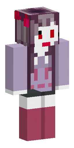 Roblox anime girl character, detailed 2D anime style, vivid colors. She has pale white… Скин Майнкрафт: Roblox anime girl character, detailed 2D anime style, vivid colors. She has pale white…