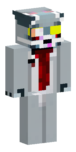 Scary doctor cat with yellow scary eyes, med hat and halat. With blood but minimalism. Скин Майнкрафт: Scary doctor cat with yellow scary eyes, med hat and halat. With blood but minimalism.