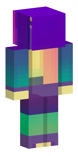 Сгенерируй скин для Minecraft в стиле плаща Aurora cape: вместо золотых и жёлтых блоков… Скин Майнкрафт: Сгенерируй скин для Minecraft в стиле плаща Aurora cape: вместо золотых и жёлтых блоков…