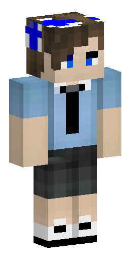 Скин Minecraft с коричневыми волосами, белым лицом, чёрными глазами и серыми звёздами.… Скин Майнкрафт: Скин Minecraft с коричневыми волосами, белым лицом, чёрными глазами и серыми звёздами.…