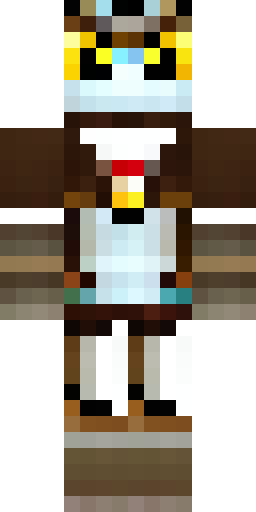 Сова инженер стимпанк стиль. Скин Майнкрафт: Сова инженер стимпанк стиль.