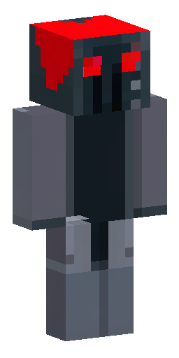 Создай Minecraft-скин в стиле мрачного готического демона / тёмного персонажа с красными… Скин Майнкрафт: Создай Minecraft-скин в стиле мрачного готического демона / тёмного персонажа с красными…