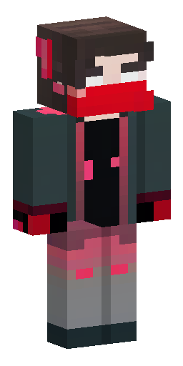Steve character with dark brown hair, but customized for an anarchy server. Aesthetic… Скин Майнкрафт: Steve character with dark brown hair, but customized for an anarchy server. Aesthetic…