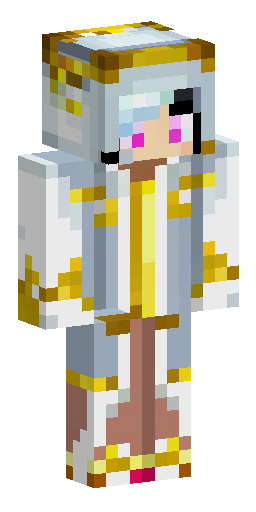 This Minecraft skin has an angelic, heavenly aesthetic with a soft white and cream color… Скин Майнкрафт: This Minecraft skin has an angelic, heavenly aesthetic with a soft white and cream color…