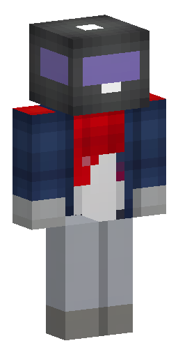 White rabbit Minecraft skin, grey ushanka hat with long floppy ears hanging down.… Скин Майнкрафт: White rabbit Minecraft skin, grey ushanka hat with long floppy ears hanging down.…