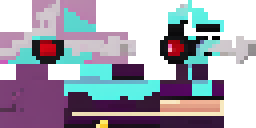 Развёртка скина Майнкрафт: PVP god with netherite sword and eye mask