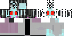 Развёртка скина Майнкрафт: Minecraft skin, full body, human male, glowing red eyes…
