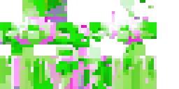Развёртка скина Майнкрафт: botanica, frutiger aero, webcore, digicore.