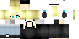 Развёртка скина Майнкрафт: A Minecraft character wearing a black sweater, a long black and…