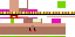 Развёртка скина Майнкрафт: happy hamburger