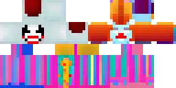 Развёртка скина Майнкрафт: Сделай мне скин, знаешь как у ClownPierce Только чтобы на лице была…