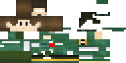 Развёртка скина Майнкрафт: A guy. Dark green military uniform. No hat. Brown voluminous hair. A…