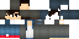 Развёртка скина Майнкрафт: Minecraft player skin, realistic style. Male character. Dark…