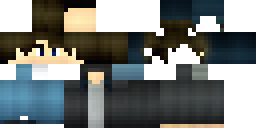 Развёртка скина Майнкрафт: Minecraft player skin, realistic style. Male character. Dark…