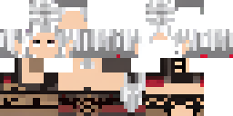 Развёртка скина Майнкрафт: A dark fantasy gladiator warrior character. Young male fighter with…