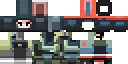 Развёртка скина Майнкрафт: Персонаж из игры Standoff2