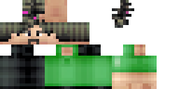 Развёртка скина Майнкрафт: a guy wearing green shirt and black pants