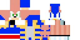 Развёртка скина Майнкрафт: sonic the hedgehog