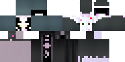Развёртка скина Майнкрафт: A dark Reaper-themed Minecraft skin. The character wears a long…