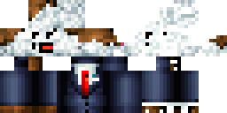 Развёртка скина Майнкрафт: Coconut in a suit
