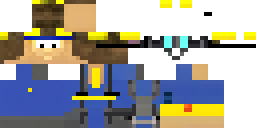 Развёртка скина Майнкрафт: A Minecraft player skin of a tech engineer and modder. Wearing a…