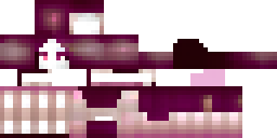 Развёртка скина Майнкрафт: Аразнообразный, основная палитра из оттенков бордового