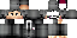 Развёртка скина Майнкрафт: Minecraft skin. A young man wearing an elegant dark gray or black…