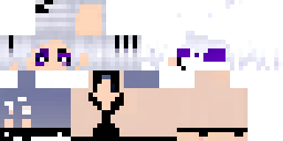 Развёртка скина Майнкрафт: Minecraft skin, male, slim, dark purple and black outfit, glowing…