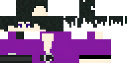 Развёртка скина Майнкрафт: Minecraft skin, male, slim, dark purple robe with black trims…