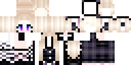 Развёртка скина Майнкрафт: Образ и стиль:. Это девушка (или девочка) в стиле готической лолиты…