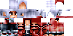 Развёртка скина Майнкрафт: Данте из Devil may cry