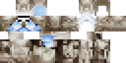 Развёртка скина Майнкрафт: нуб сайбот из мортал комбат.