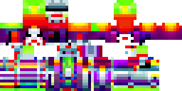 Развёртка скина Майнкрафт: Clown Pierce