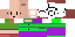 Развёртка скина Майнкрафт: Сделай скин в виде балди из игры baldi basics